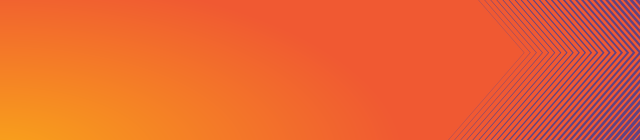 Orange background with forward arrows